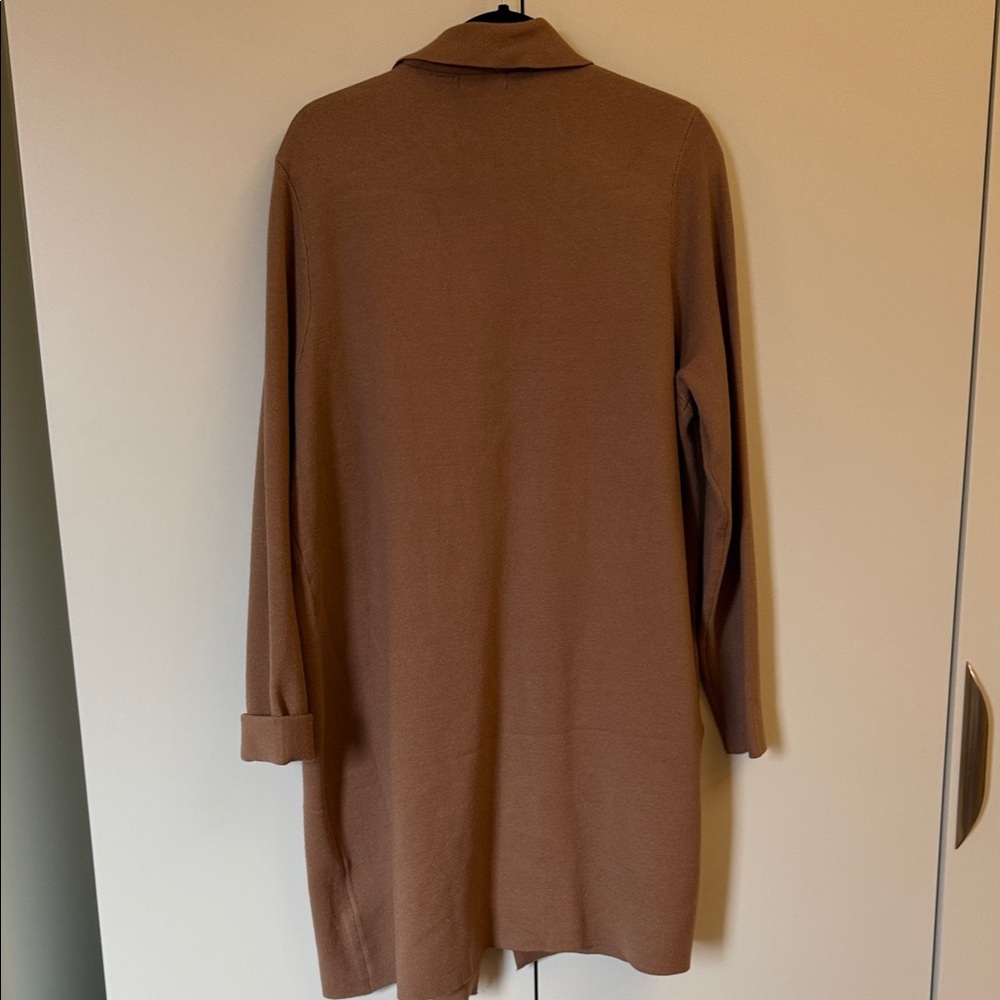 Women's RDI Camel Knit Sweater Coat - Picture 3 of 3